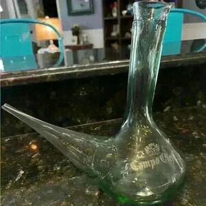 VINTAGE wine decanter, Campo Viejo, Spanish, Hand blown, Somalis, Vino, Glass